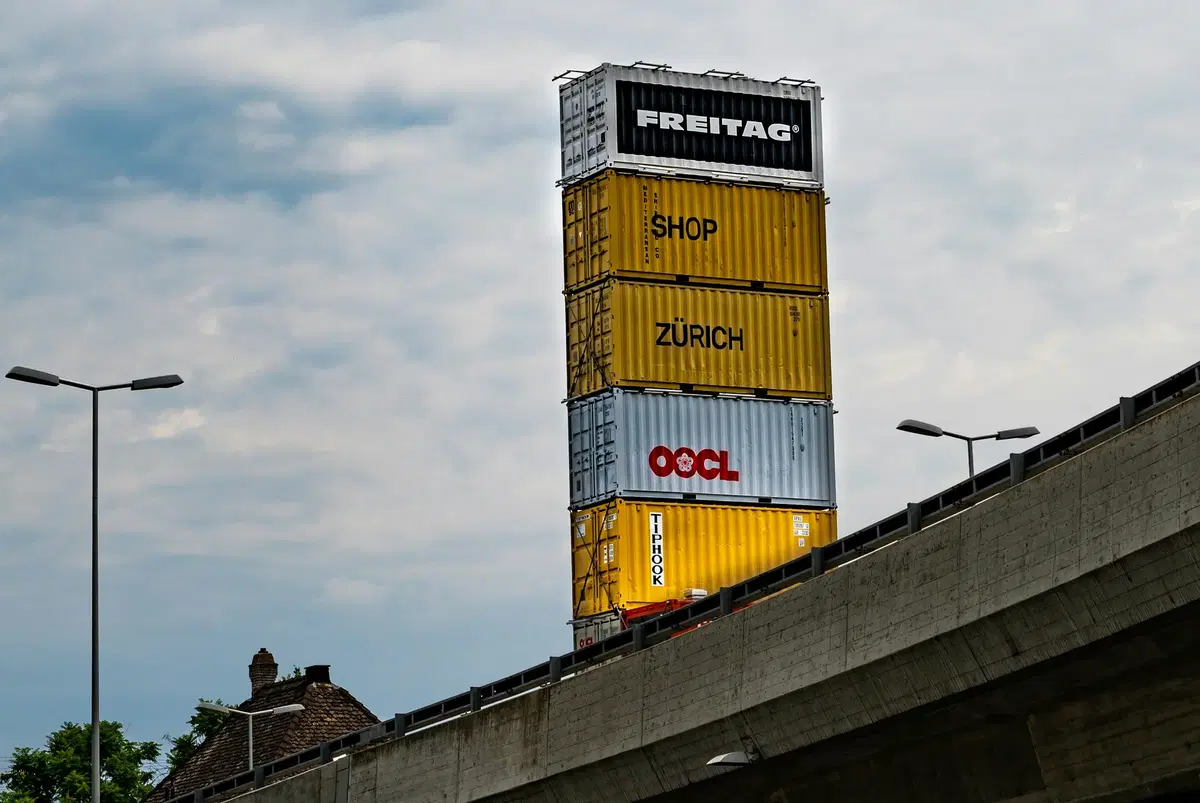 스위스 취리히의 프라이탁 플래그십 스토어