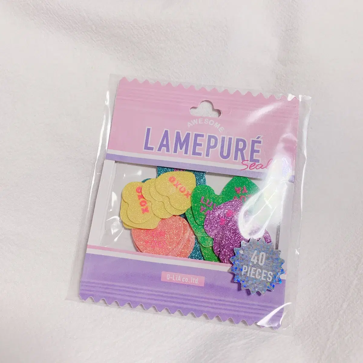 LAMERURE 글리터 조각스티커💖