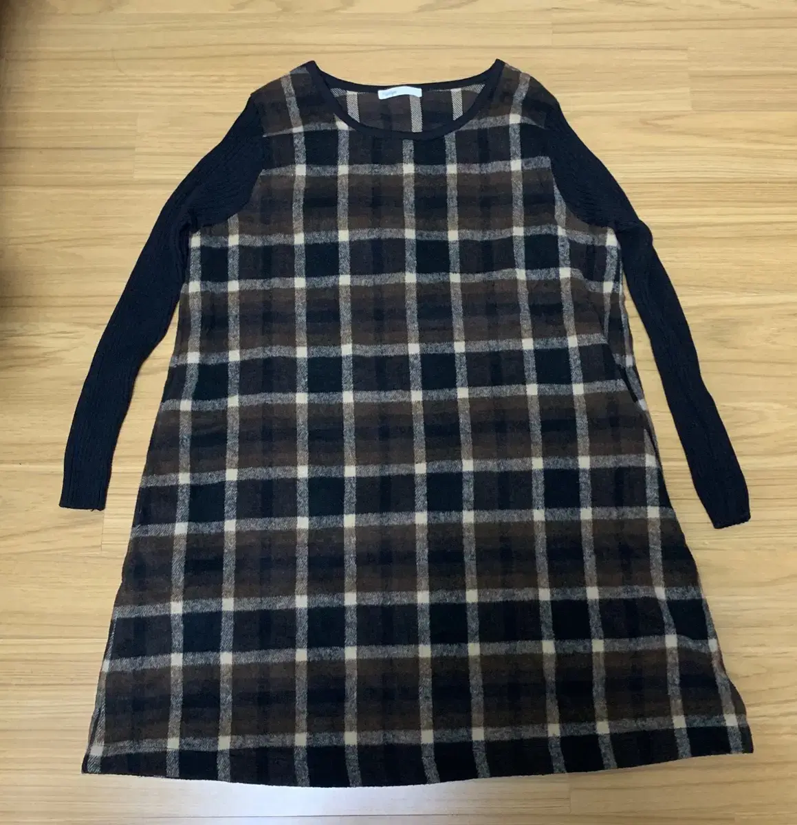 1.0MOBILE WOVEN CHECK ONEPIECE