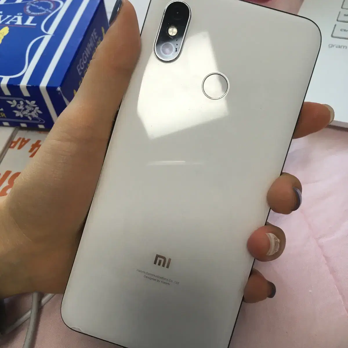 미8 mi8 64GB 화이트 공기계