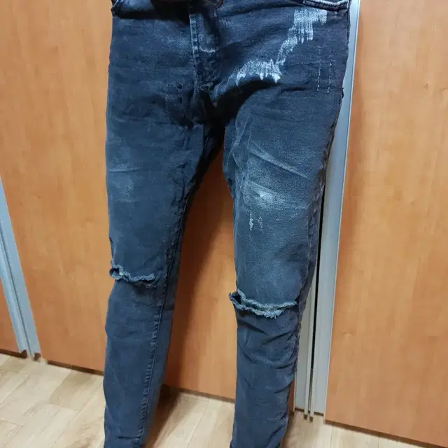 ASIA DENIM 아시아 무파진스판 워싱청바지34인치입니다 밸트포함입니