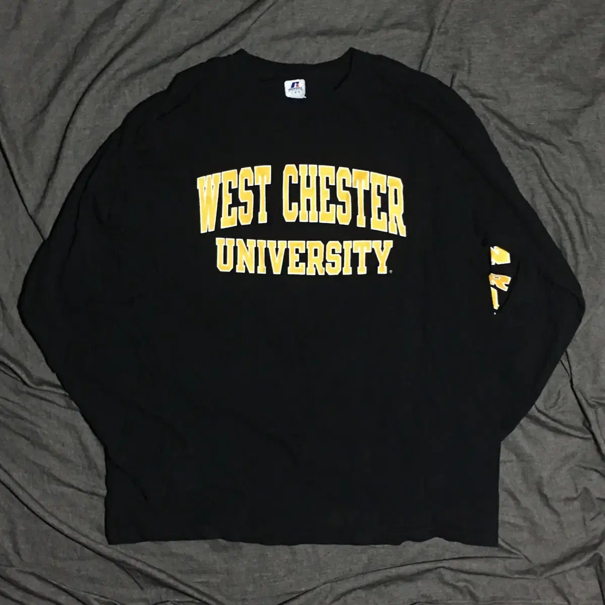 Russell West Chester Univ L/S 티셔츠 Sz L