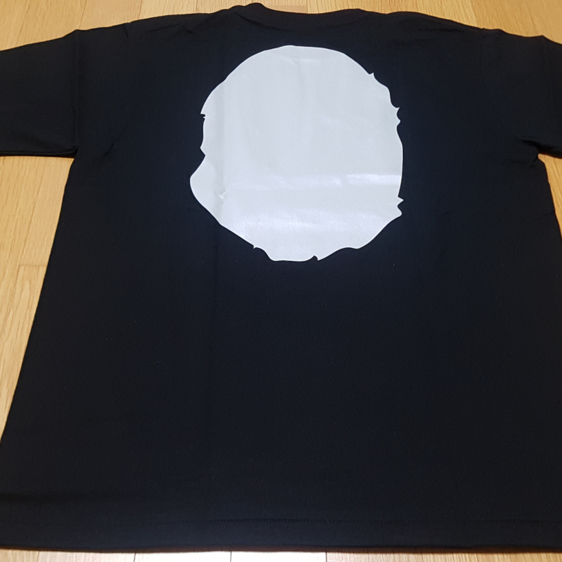 베이프 Bape Foil Big Head Logo T shirts - L