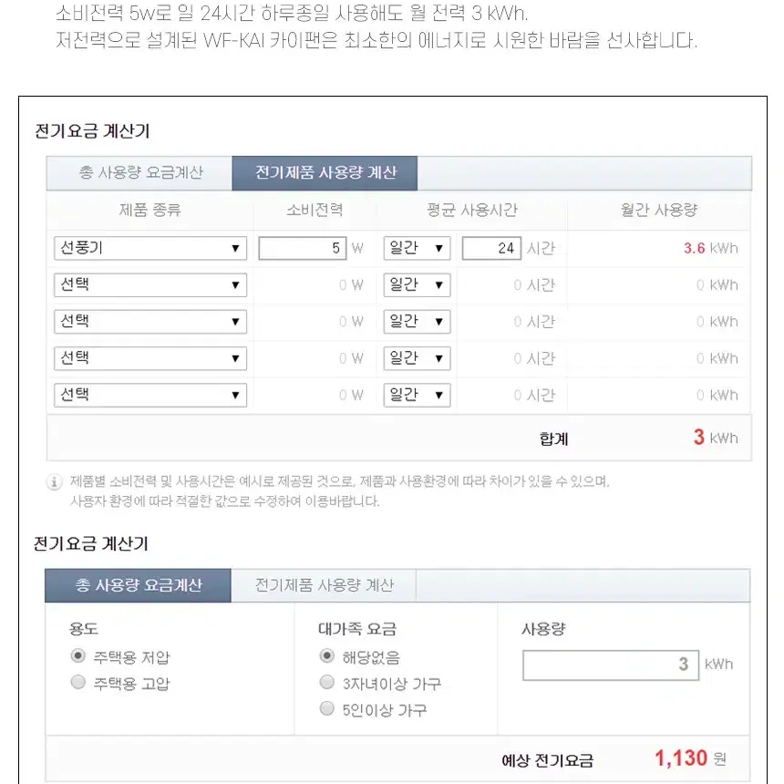 탁상용선풍기 1+1 카이팬 무선충전식 선풍기  4000mA 대용량밧데리