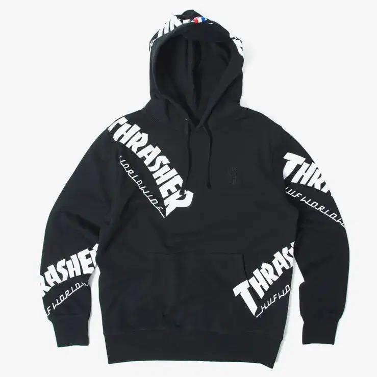 HUFXThrasher Tour Hoodie - Black