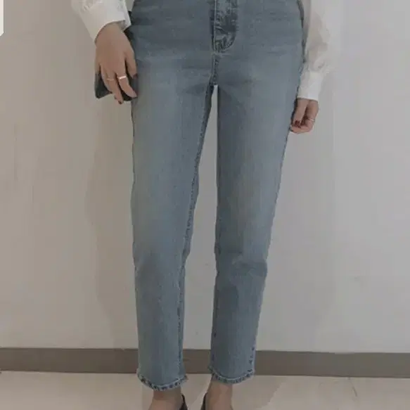 제이엘프 일자 연청 바지 데잇 pants