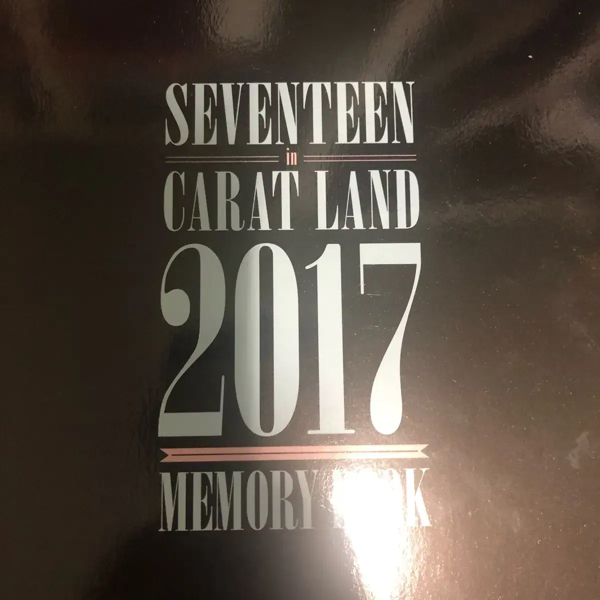 2017 세븐틴 캐럿랜드 메모리북