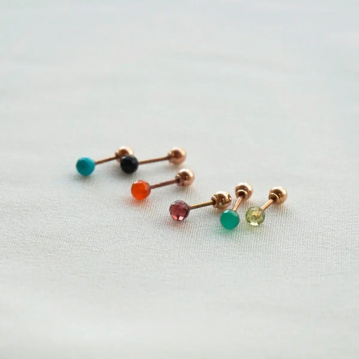 14k rose gold piercing (3mm)