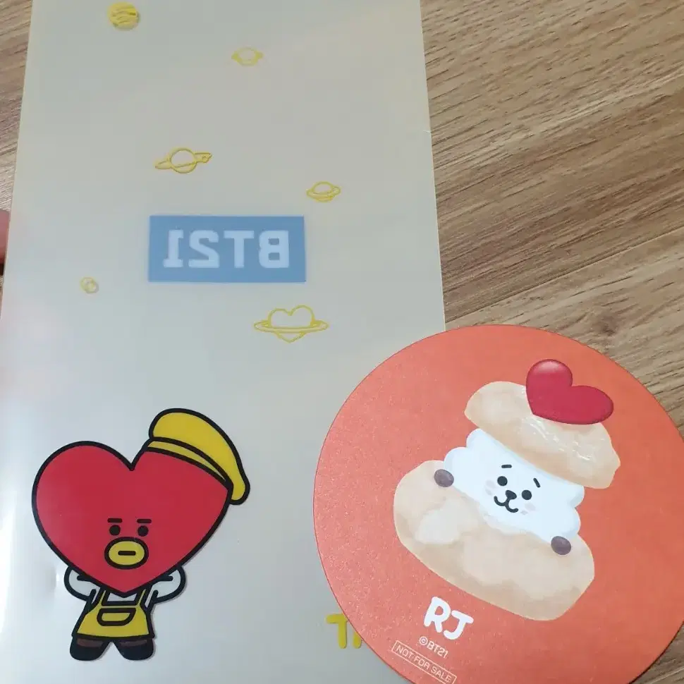 일본 BT21 카페 한정 특전