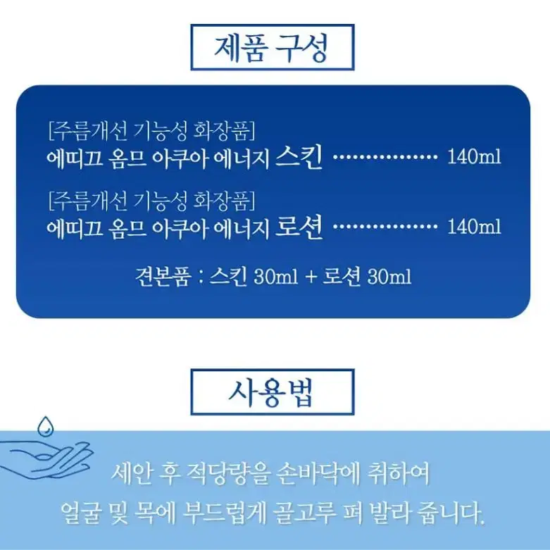 코리아나 남성화장품세트