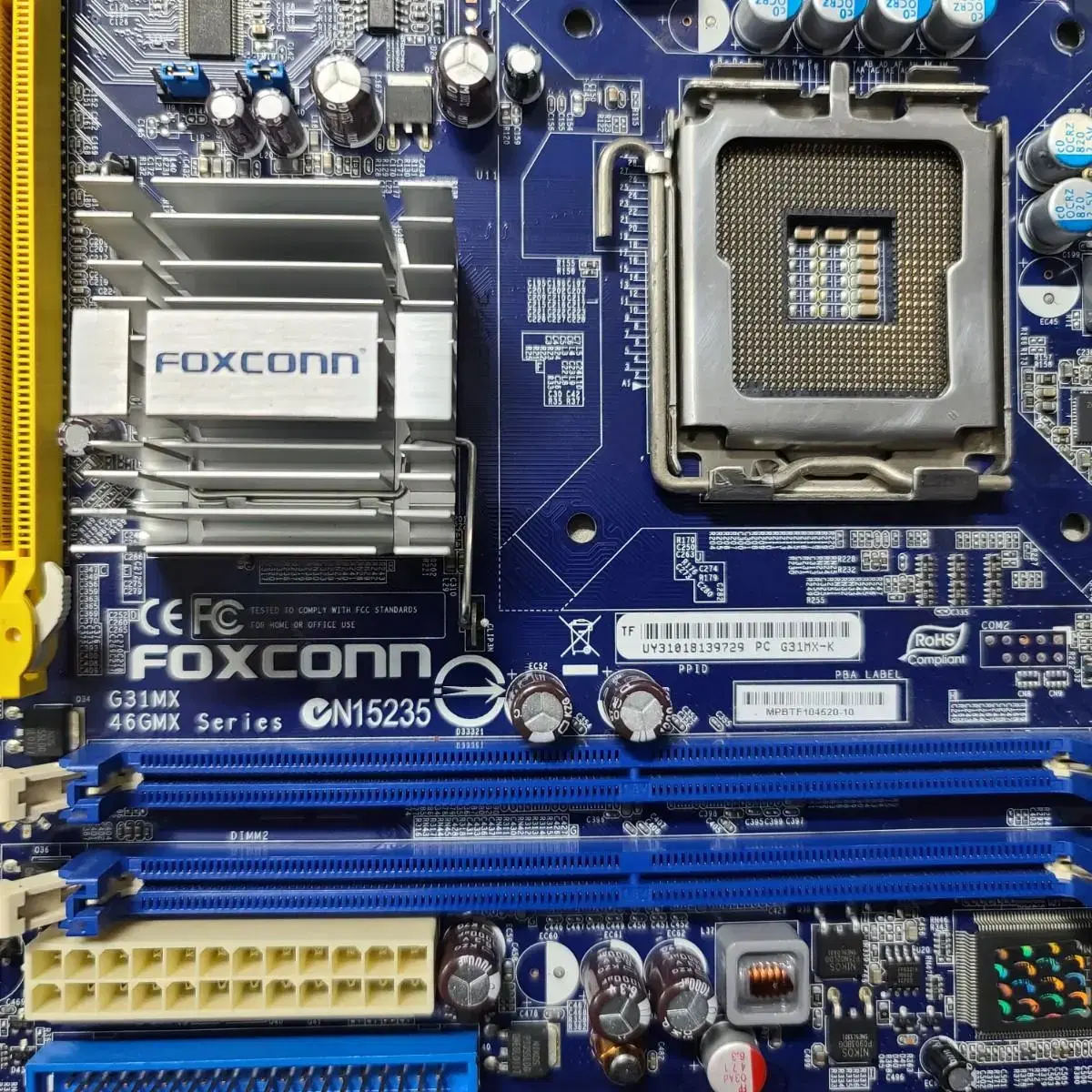 Foxconn G31MX-K, 인텔775소켓 중고메인보드