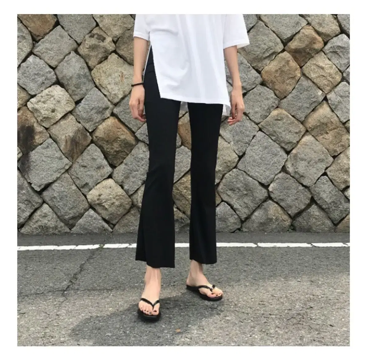 (No-belt) Cool Leggings Bootcut Pants