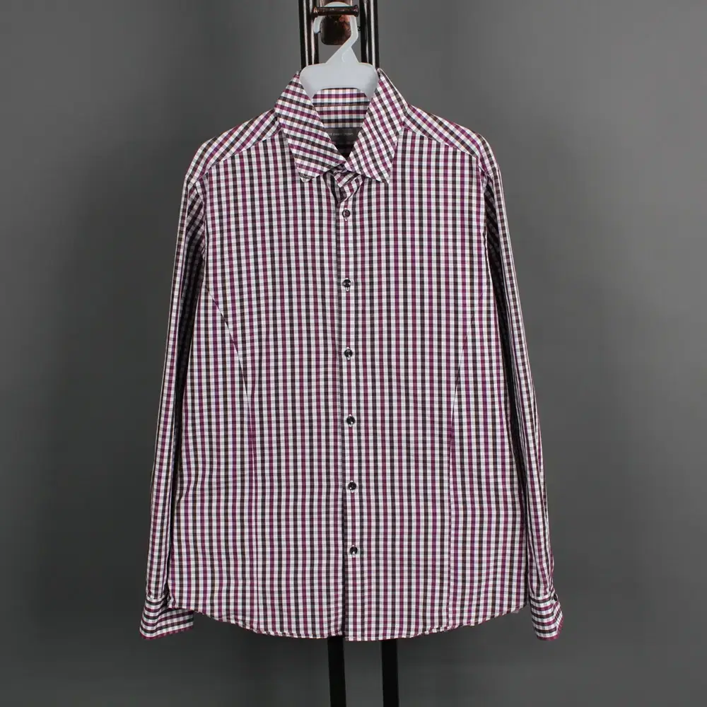 TheShirtStudio Check Shirt Purple 95