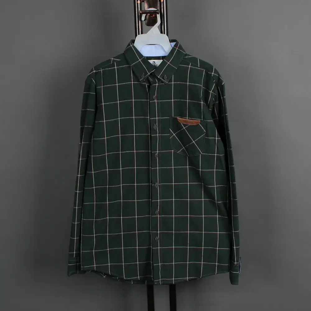 Casual Green Check Shirt 95