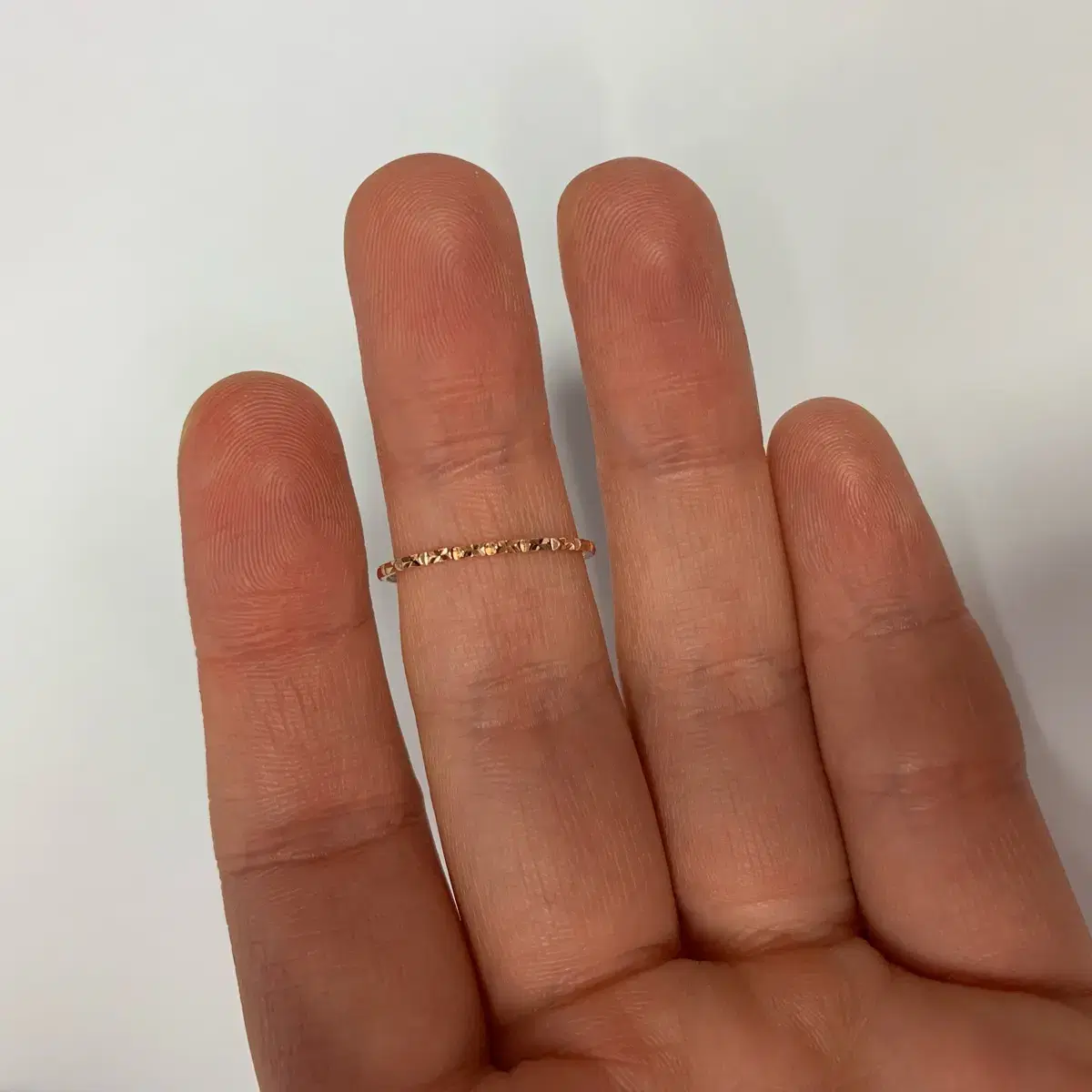 14k 컷팅 실반지 1.5mm