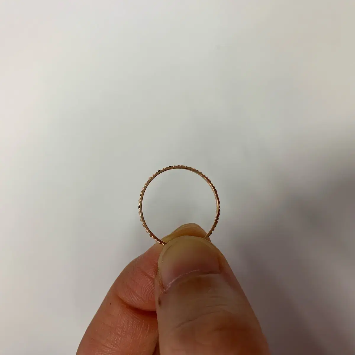 14k 컷팅 실반지 1.5mm