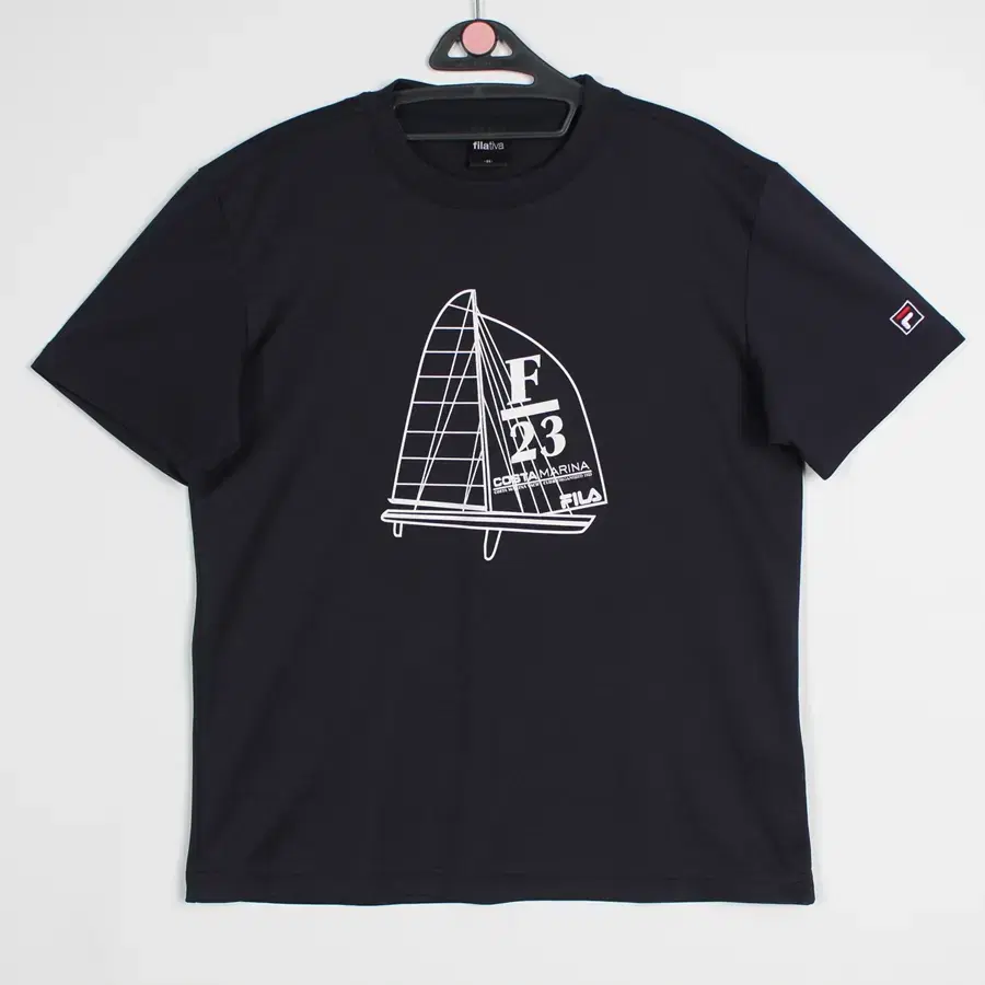 Wheela Navy Short-Sleeved T-shirt 95