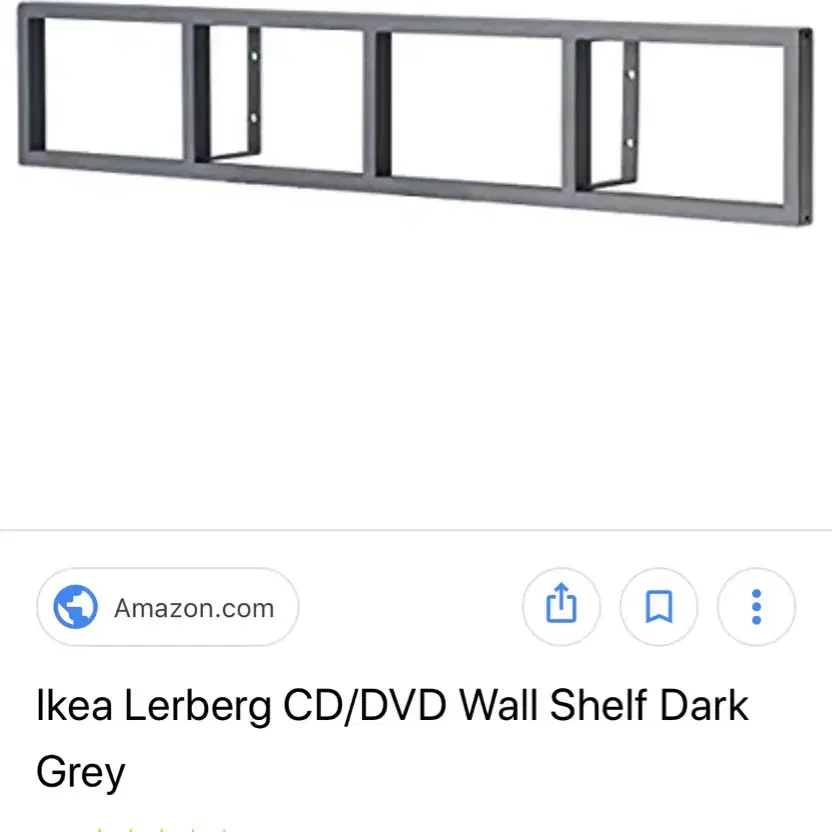 Ikea CD/DVD Wall Shelf 2개 세트