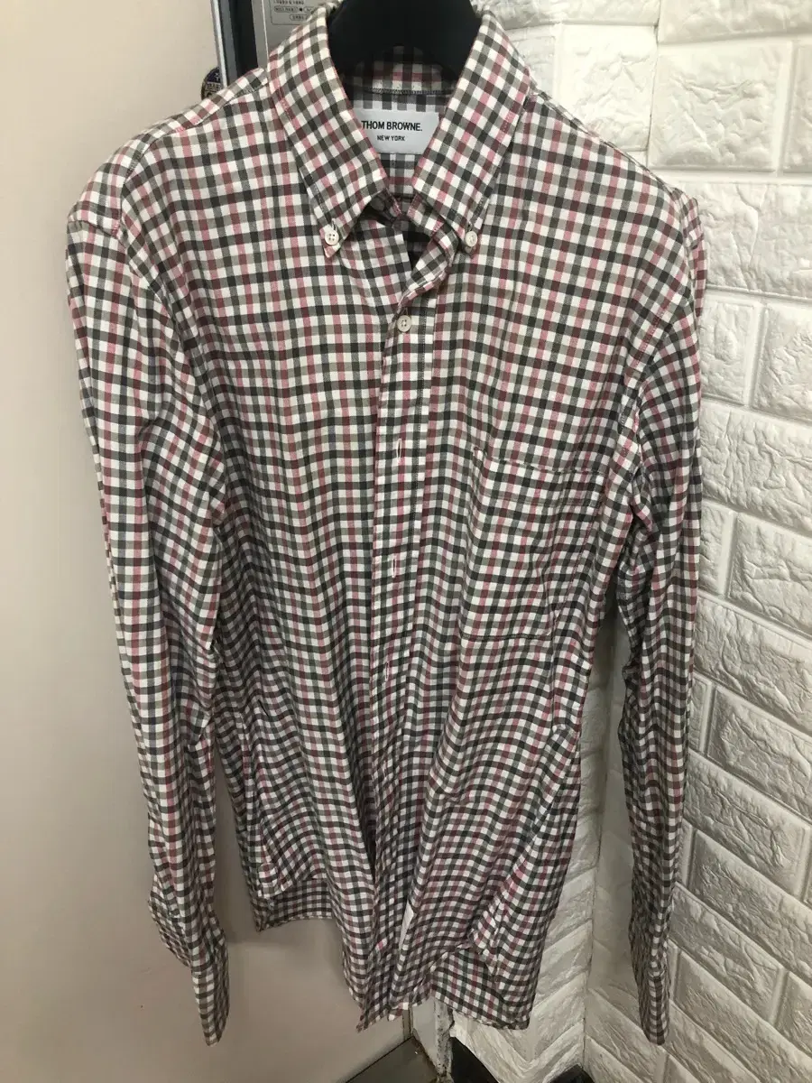 Genuine-Tomato Brown Check Shirt