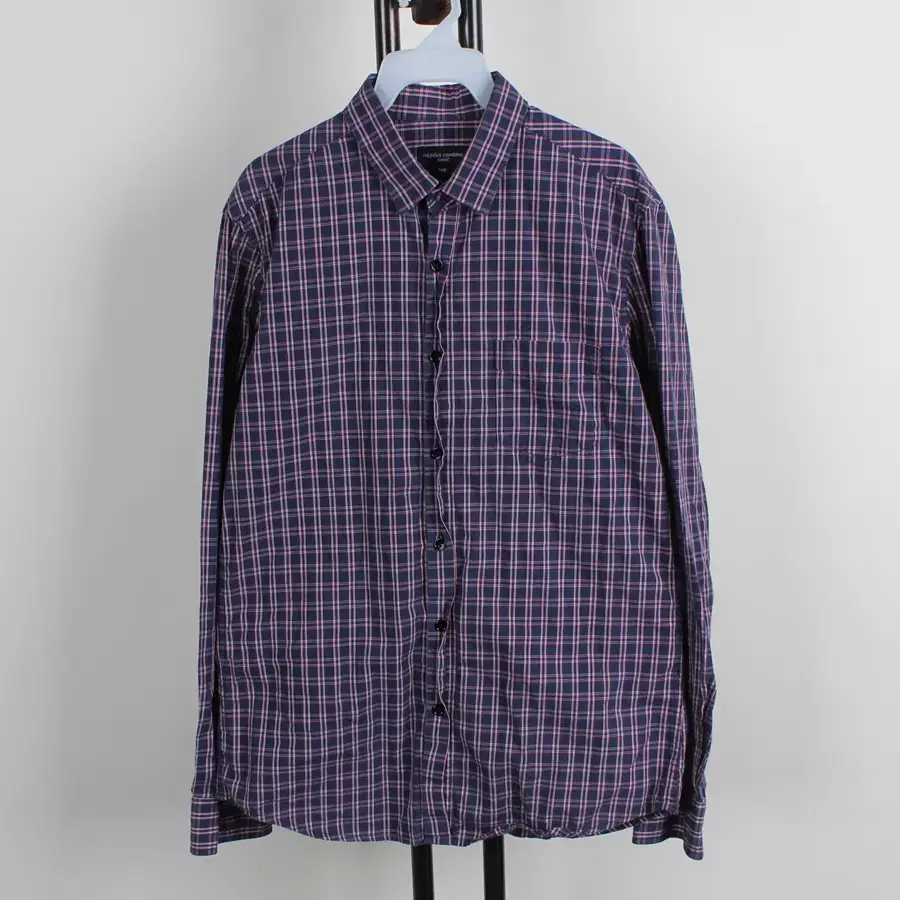 Cordscombine Slim Fit Check Shirt 95 100