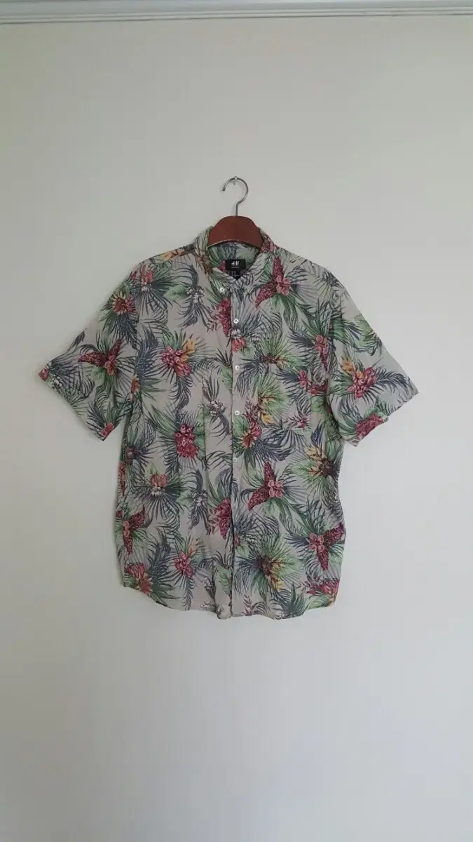 플라워 남방 (착샷) H&M 반팔남방 가격인하!