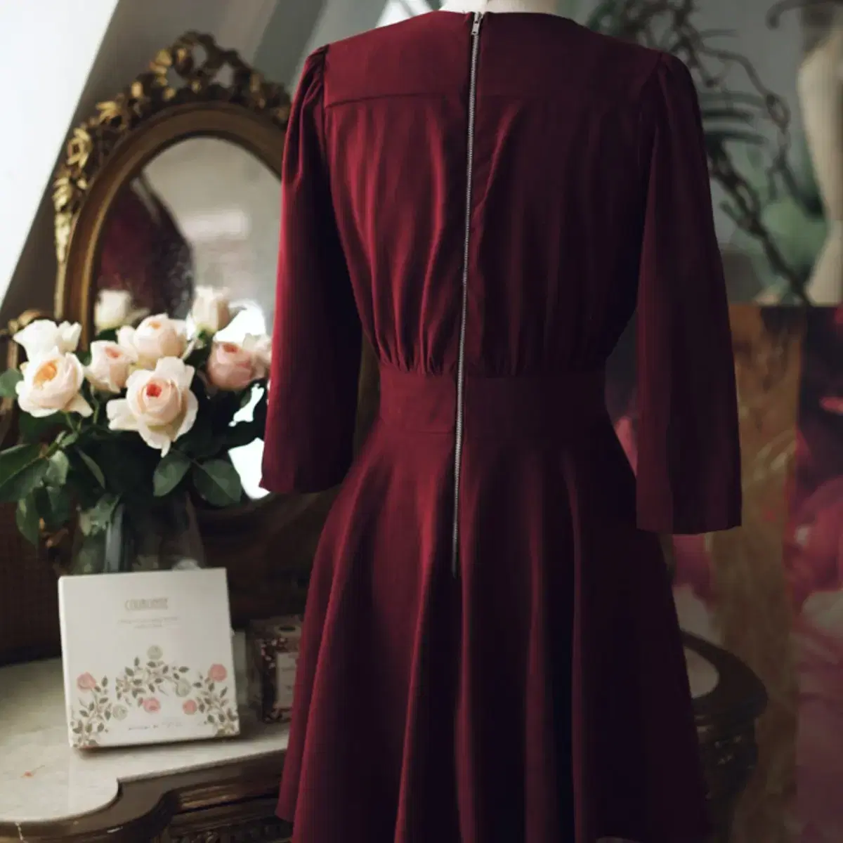 밀크코코아romantic red dress