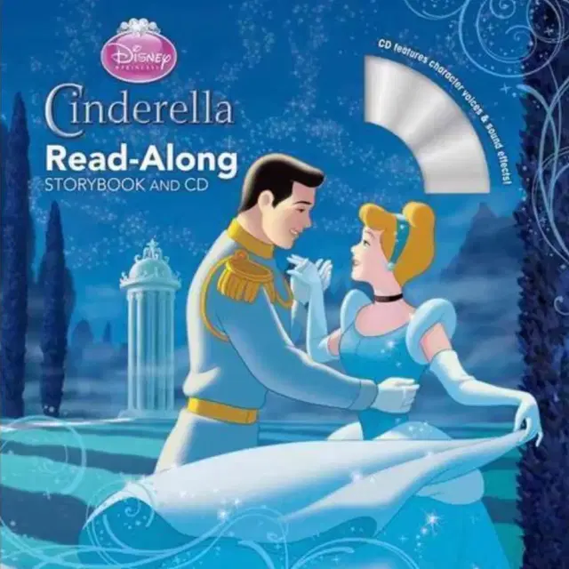 Disney 디즈니 신데렐라 동화책 CD