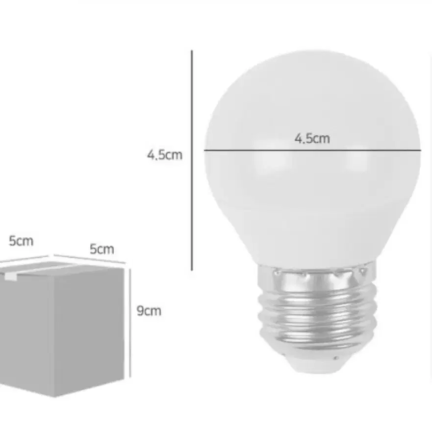 마켓비 E26 LED 미니전구 5W (220v)