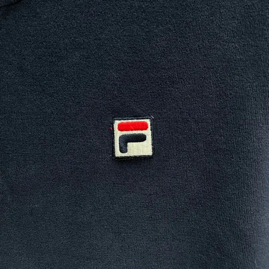 휠라 fila velour half zip 후드