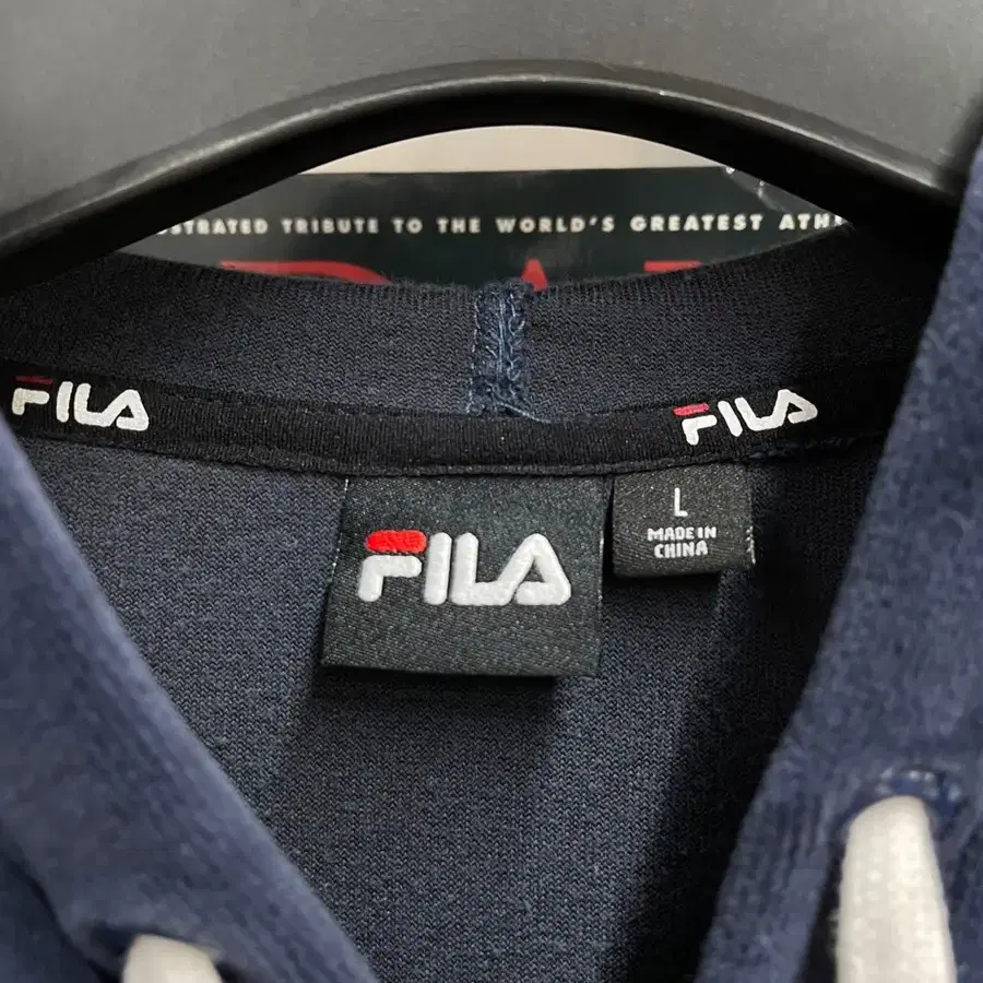 휠라 fila velour half zip 후드