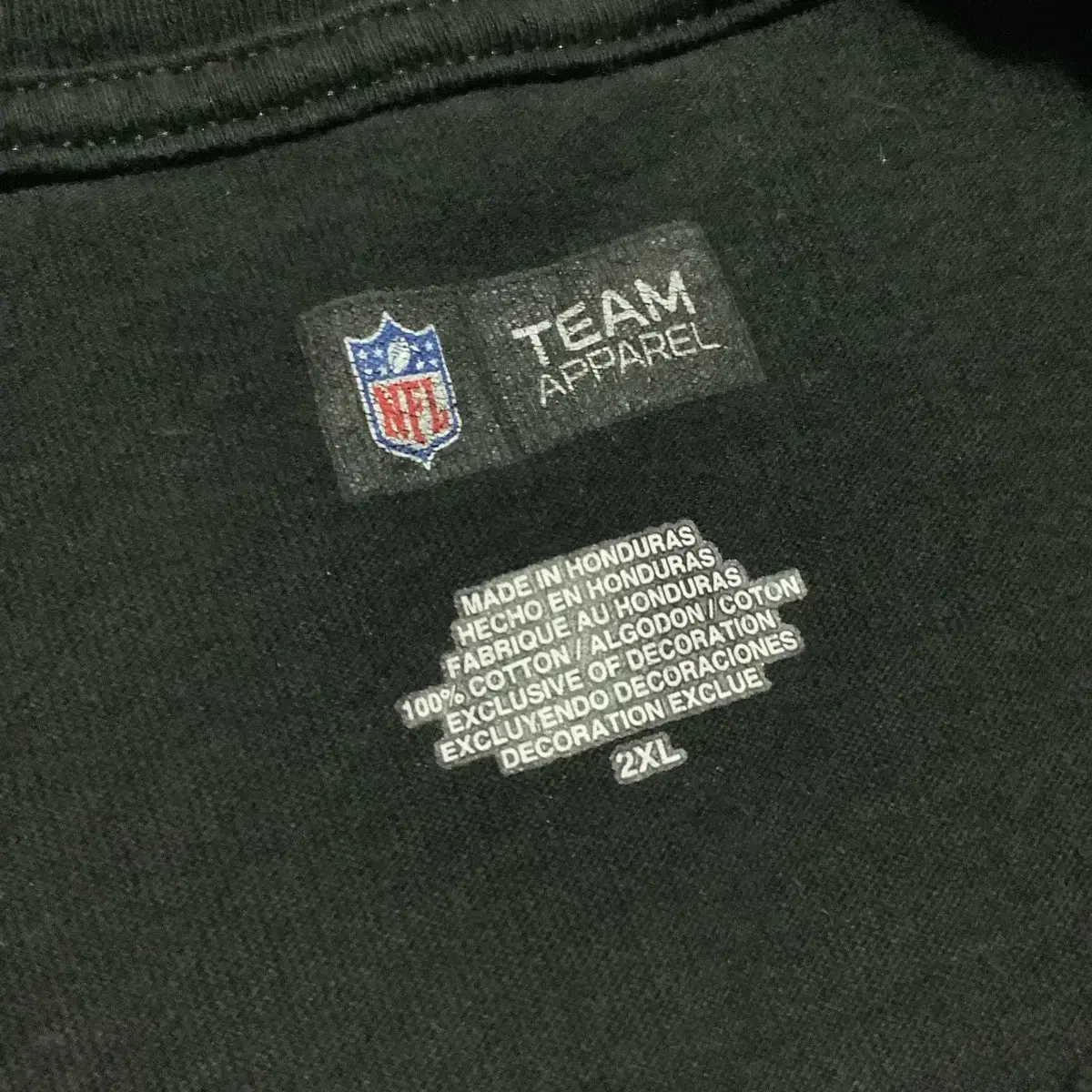 NFL Team Apparel L/S 라운드셔츠 Sz 2XL