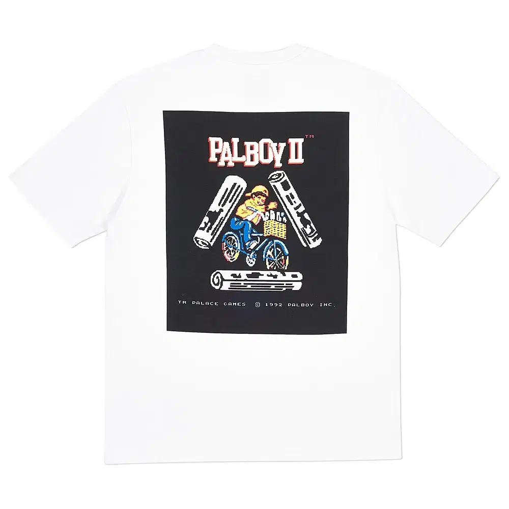 [L] PALACE Palboy Short Sleeve White / T-shirt PALACE