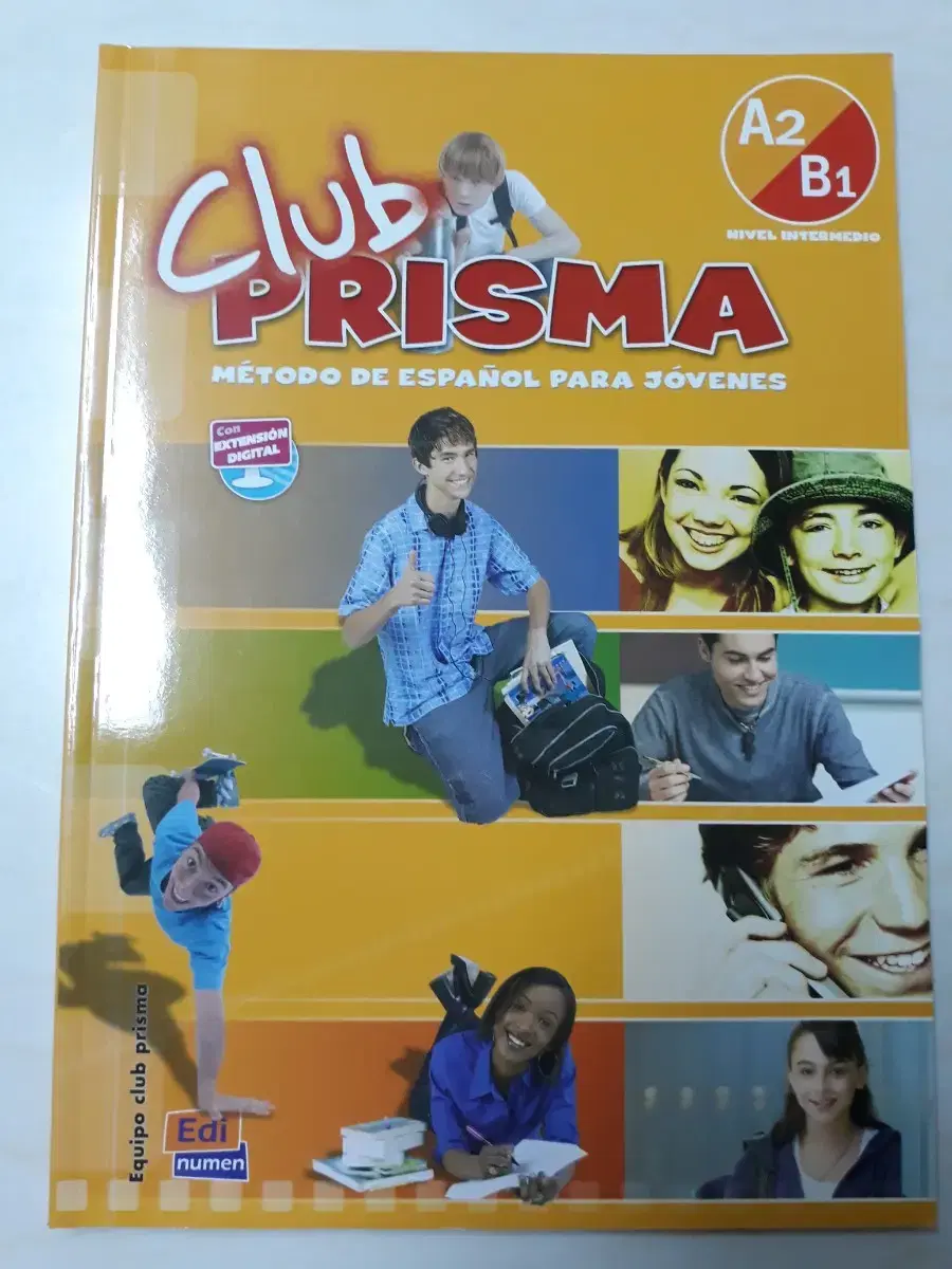 스페인어 회화 club prisma A2 B1 +cd (새책)