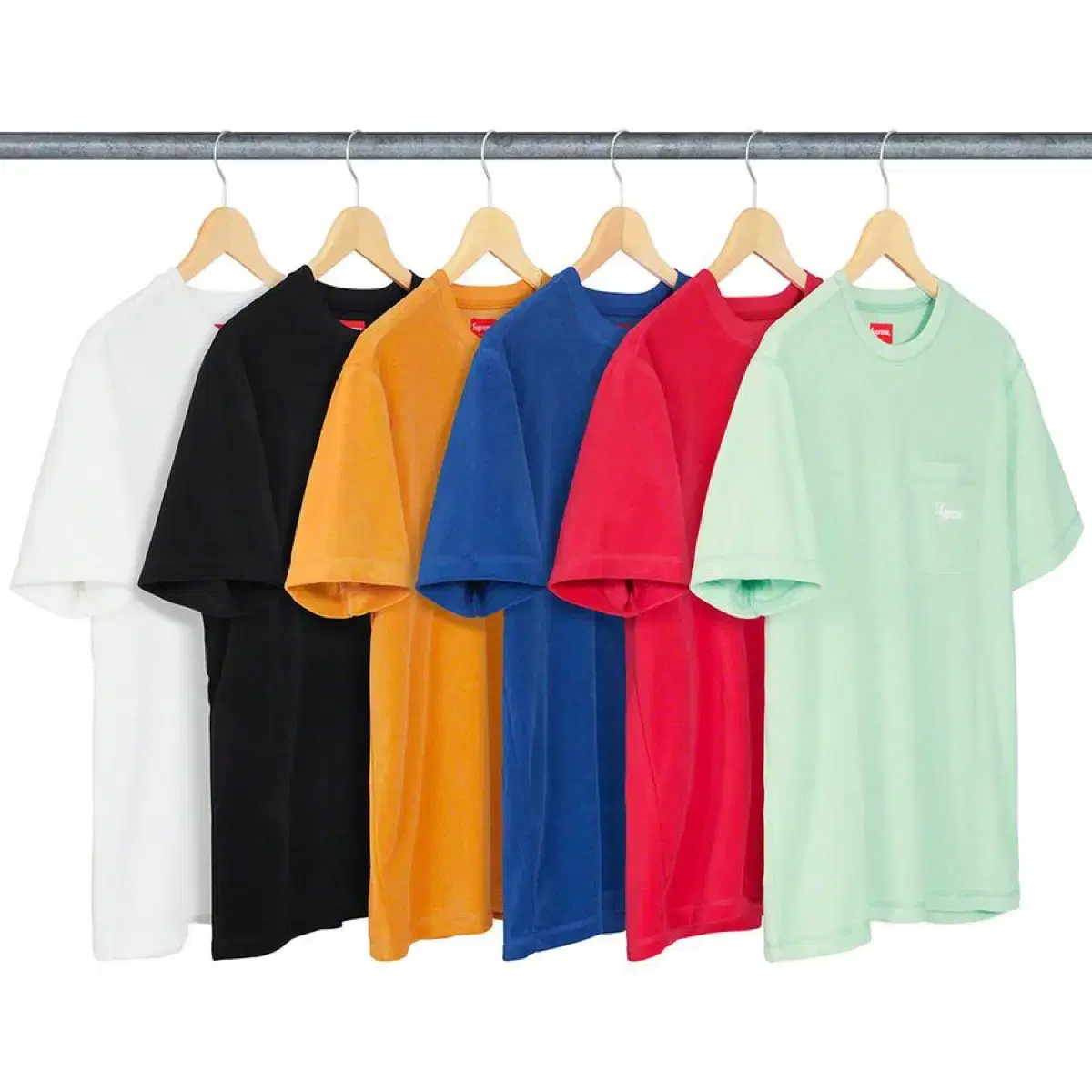 슈프림 19ss 태리포켓티 supreme terry pocket t