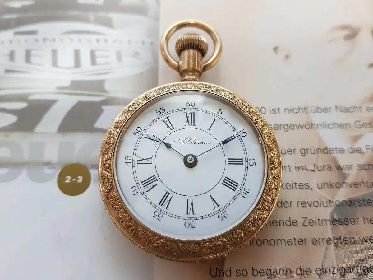 여성용, 회중시계. Addison Pocket Watch.