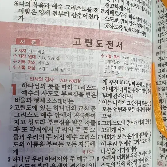 (새책)아가페 큰글성경 중합본 / 천연가죽 성경책