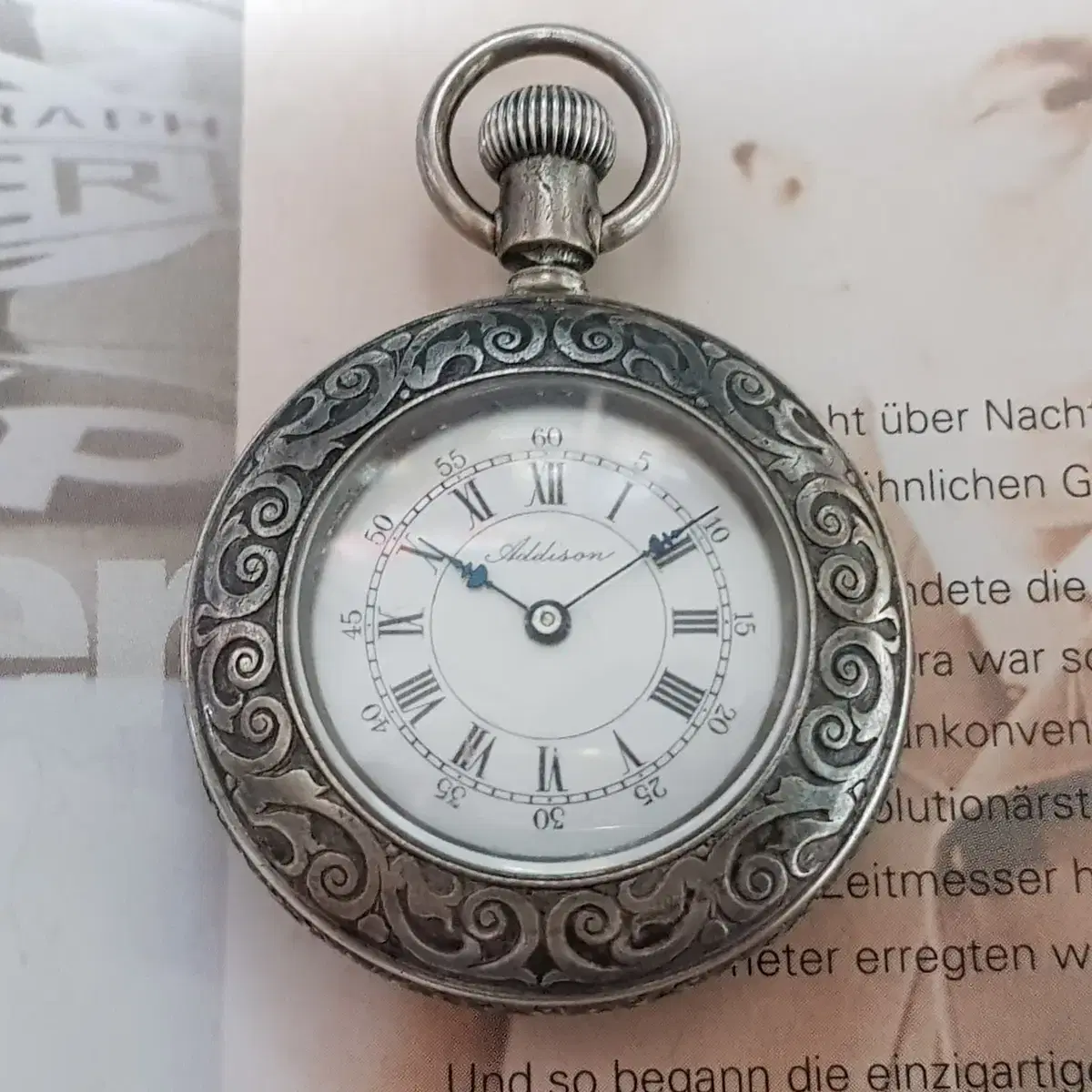 여성용, 회중시계. Addison Pocket Watch.