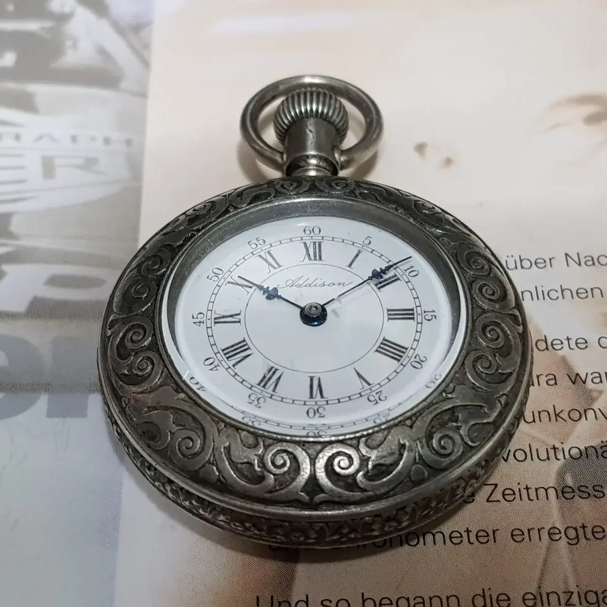 여성용, 회중시계. Addison Pocket Watch.