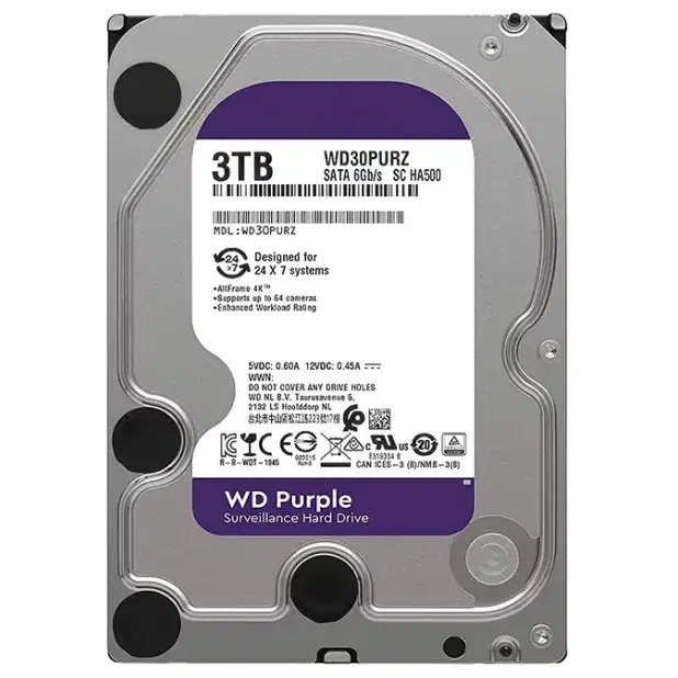 WD 웨스턴디지털 퍼플 WD30PURZ 3테라 3TB 하드 디스크