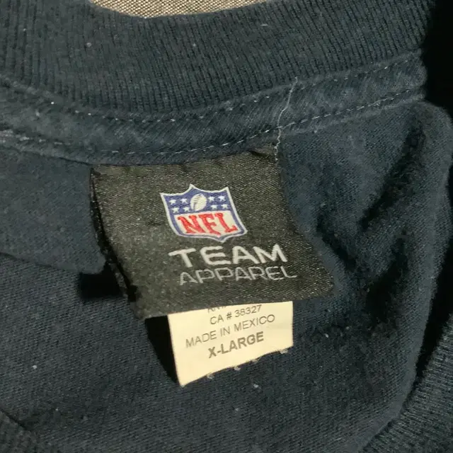 NFL Team Apparel S/S 티셔츠 Sz XL