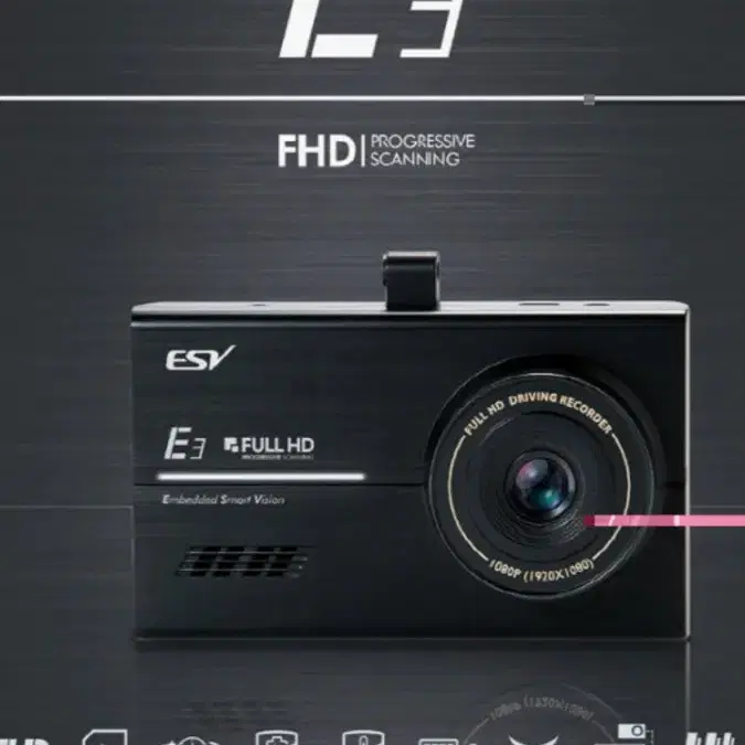 ESV E3 전방FULLHD 후방HD 블랙박스 팔아요