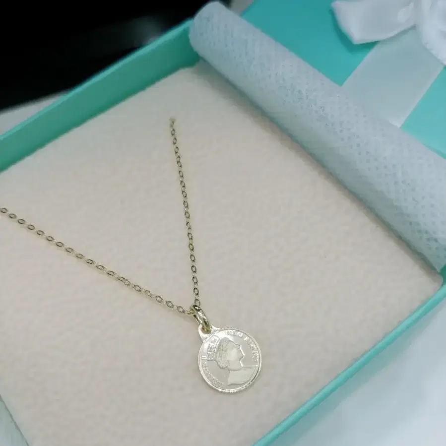 당일발송)14k 10mm 코인목걸이