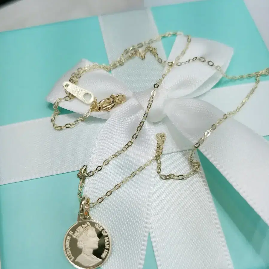 당일발송)14k 10mm 코인목걸이