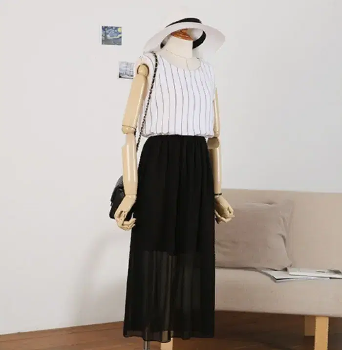 New product/No delivery] See-through long dress