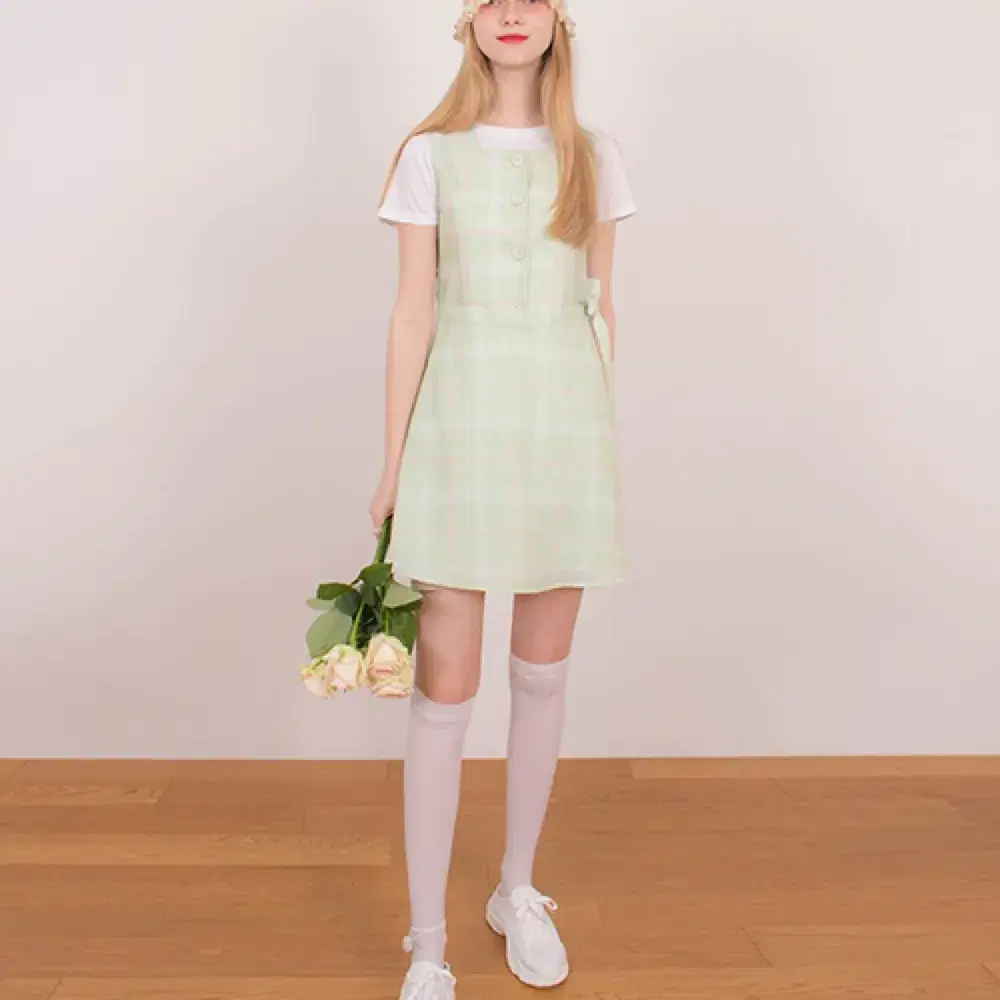 [s] sinoon verite dress light green 시눈