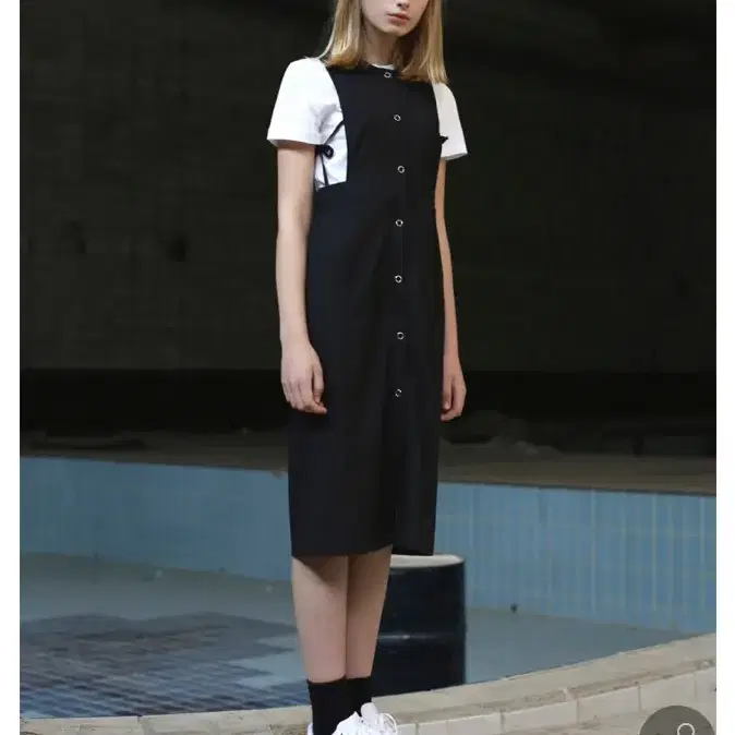 로클 LOCLE snap dress 원피스