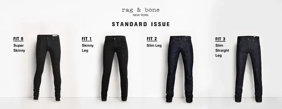 rag bone 랙앤본 스텐다드이슈 FIT 1 스키 