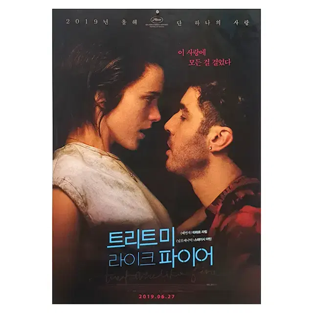 [영화 포스터] 트리트 미 라이크 파이어 (2019)