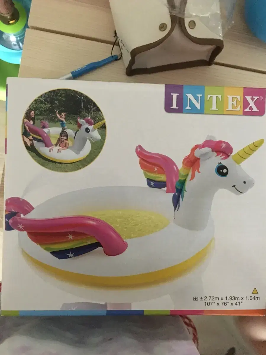 intex 유니콘 스프레이풀