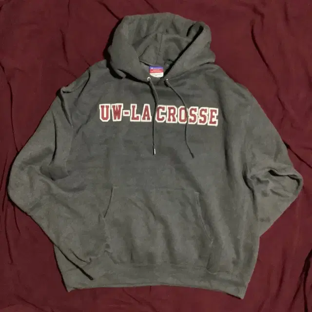 Champion UW-LA CROSSE 후드티 sz XL